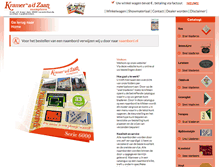 Tablet Screenshot of krameraandezaan.nl